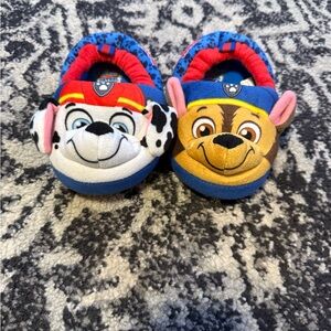 Paw Patrol Kids Slippers - Blue and Red